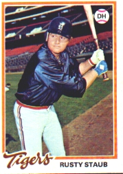 1978 Topps Baseball Cards      370     Rusty Staub